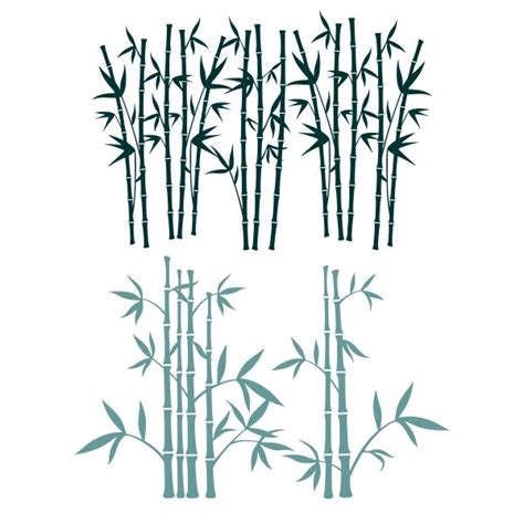 Bamboo Cuttable Design | Silhouette clip art, Nature embroidery designs, Bamboo