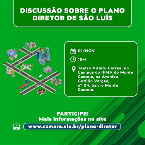 C Mara Inicia Debate Sobre Plano Diretor De S O Lu S Nesta Sexta Feira