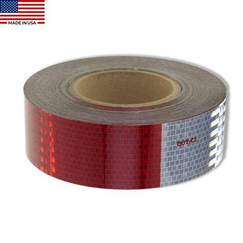 Dot C Conspicuity Reflective Tape Inch X Feet White Tillescenter