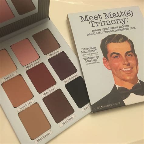 The Balm Meet Matte Trimony Palette My Makeup Collection Meet Matte