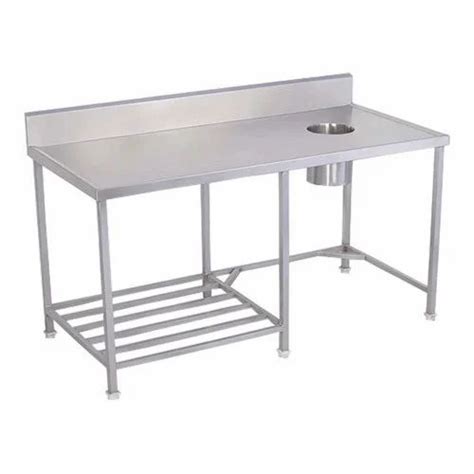 Stainless Steel Soiled Dish Landing Table At Rs 14000 In Noida ID