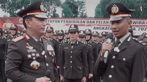 Lantik Pak Bhabin Jadi Perwira Kapolri Langsung Tanya Mau Jabatan Apa