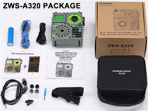 Amazon Zhiwhis Shortwave Radio With Bluetooth And App Control Air