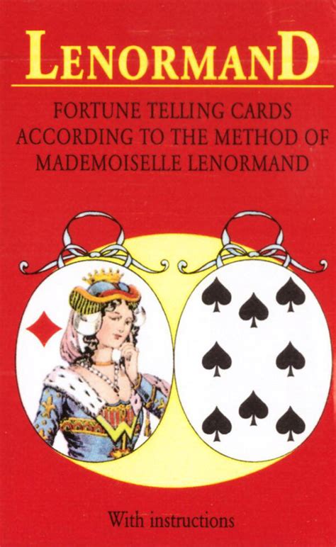 Lenormand Fortune Telling Cards According To The Method Of