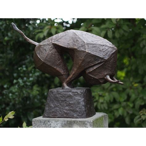 Bronze Modern Bull Eliassen Home Garden Pleasure