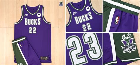 Milwaukee Bucks Uniforms History