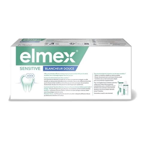 Dentifrice Sensitive Dents Sensibles Blancheur Elmex Les Tubes De