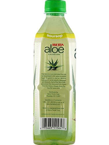 Iberia Aloe Vera Drink With Pure Aloe Pulp Soursop Fl Oz Pack