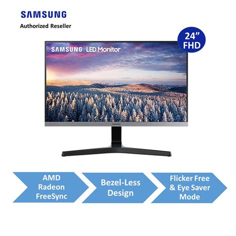 Samsung 24 Fhd Gaming Monitor Of Ips Panel Bezel Less Design Amd