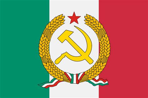 Requested: Flag - communist italy by DAKY-Illustrations on DeviantArt