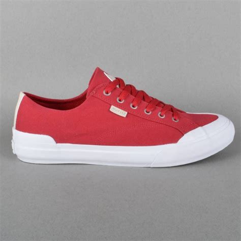 Huf Classic Lo Canvas Skate Shoes Crimson Skate Shoes From Native