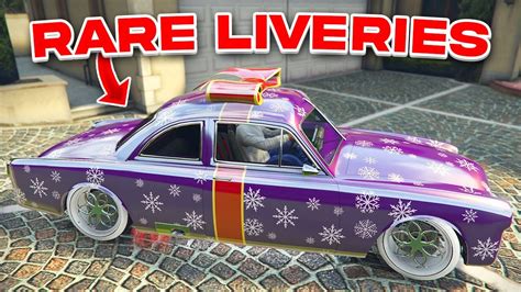 LIMITED TIME How To Get RARE Christmas Liveries In GTA Online YouTube