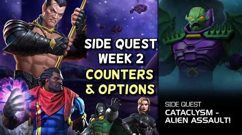 November Side Quest Week 2 Options Counters And Scuff Marvel Contest Of Champions Youtube