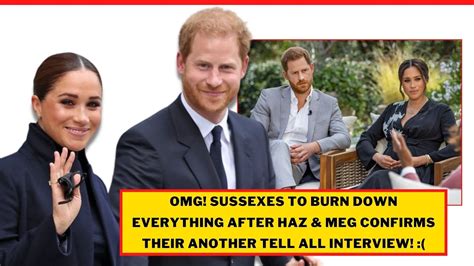 Omg Sussexes To Burn Down Everything After Haz And Meg Confirms Their