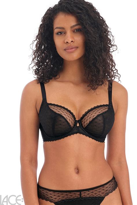 Lace Freya Lingerie Freya Signature D Collet Bh F I Sk L Black Lace Dk