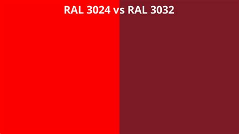 Ral 3024 Vs 3032 Ral Colour Chart Uk