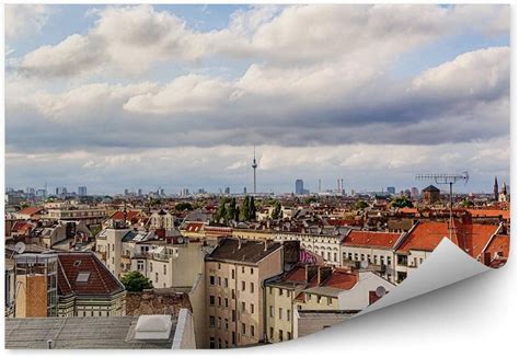 Fototapety Pl Panorama Miasta Berlin Budynki Niebo Chmury Fototapeta