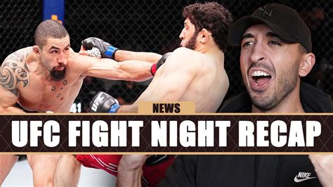 HUGE KNOCKOUT! Robert Whittaker vs Ikram Aliskerov REACTION. UFC Fight ...