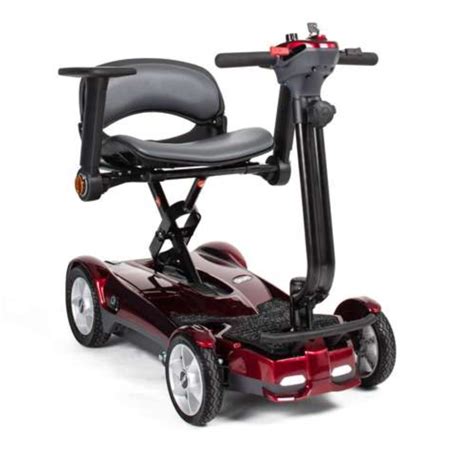 Drive Medical Ultrafold Auto Folding Scooter In Red Simplelife Mobility