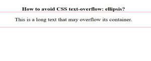 How To Avoid Css Text Overflow To Ellipsis Geeksforgeeks