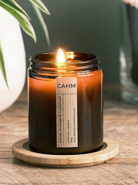 Amber Jar Luxury Candle The Cahm Collective The Northern Line