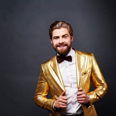 gold suit stock  pictures royalty  images istock