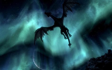 Skyrim Dragon Wallpapers Hd