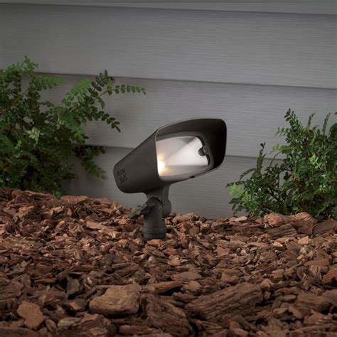 Portfolio Specialty Textured Bronze Low Voltage 83 Watt 50 W Equivalent Led Landscape Flood