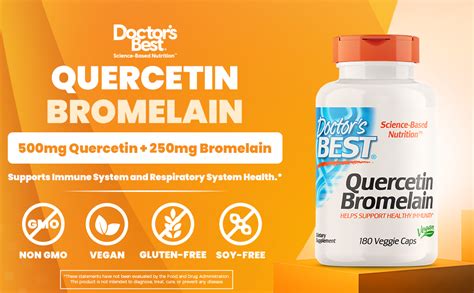 Amazon Doctor S Best Quercetin Bromelain Immunity Support Capsule