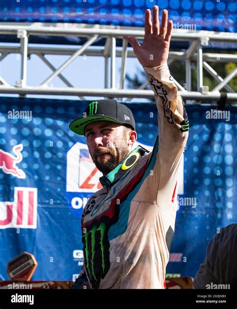 JUL 24 2021 Washougal WA USA Monster Energy Kawasaki Eli Tomac 3