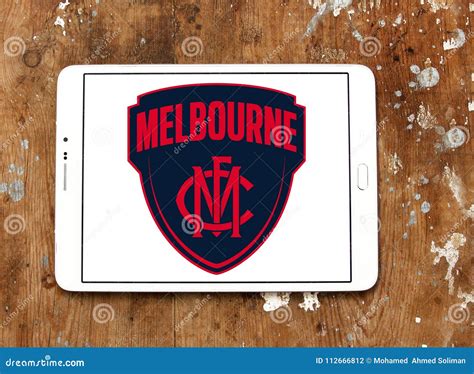 Melbourne Football Club Logo Editorial Photography - Image of ...