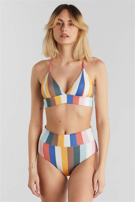 Dedicated Bikini Top Alva Stripes Loveco