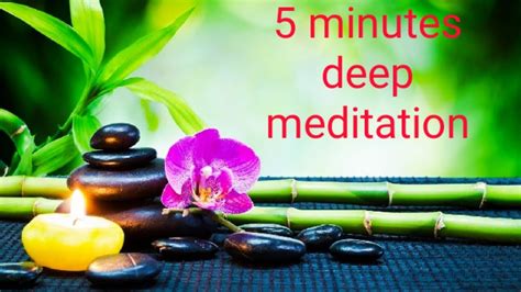 5 Minutes Deep Meditation Music For Positive Energy YouTube