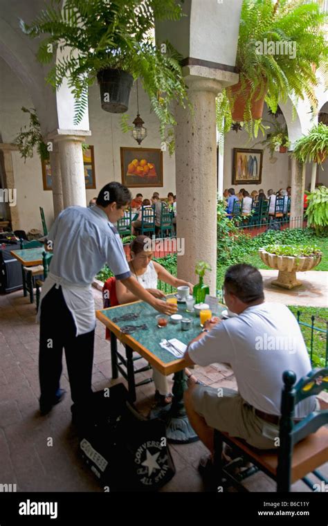 Mexico, Yucatan, Valladolid, Restaurant Stock Photo - Alamy