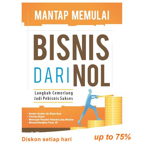 Jual Buku Rekomendasi Buku Mantap Memulai Bisnis Dari Nol Shopee