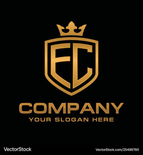 Ec logo Royalty Free Vector Image - VectorStock