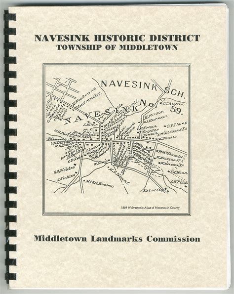 An Inventory Report for the Navesink Historic District, Middletown