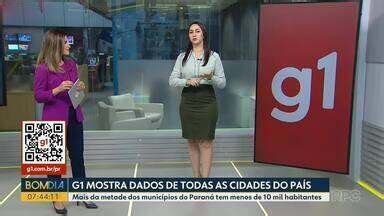 Bom Dia Paran Mais Da Metade Dos Munic Pios Do Paran T M Menos De