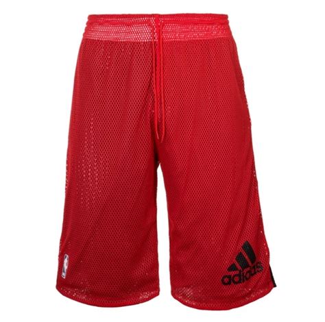 Adidas Nba Short Bulls Reversible Smer R Negro Rojo