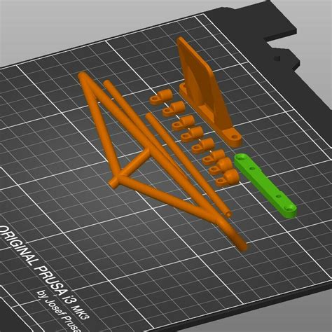 STL File Rc Drift Bash Bar Multiple Mounting 3D Print Design To