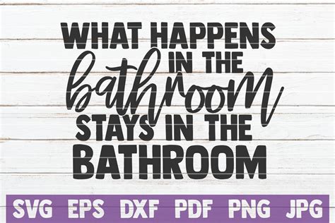 Bathroom Humor Bundle 405901 Cut Files Design Bundles