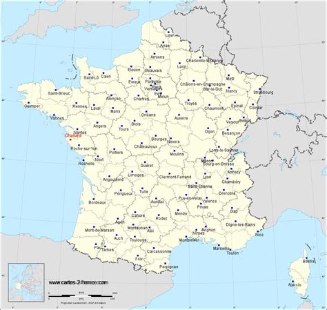 Carte De Challans Situation G Ographique Et Population De Challans