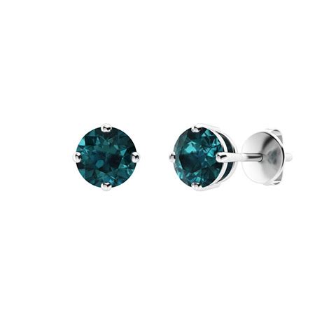 Blue Diamond Earrings For Women | Earrings | Diamondere (Natural ...