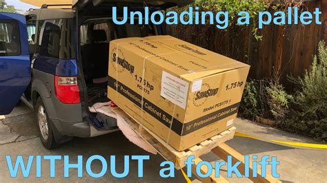 How To Unload Heavy Pallets From A Truck New