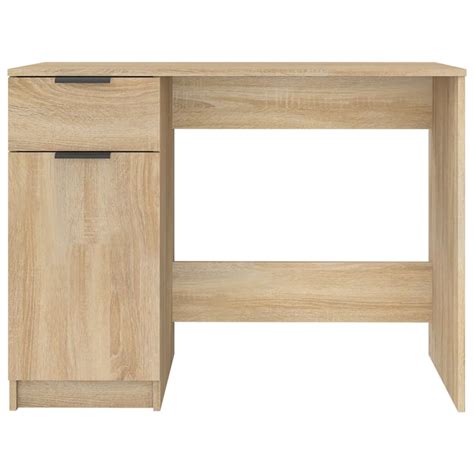 Vidaxl Desk Sonoma Oak X X Cm Engineered Wood Vidaxl Ie