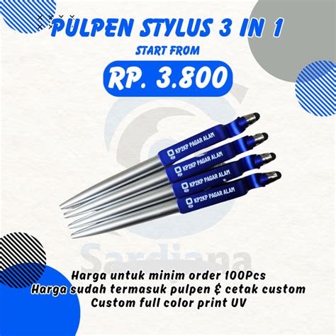 Jual Bulpen Pulpen Pen Stylus Cetak Logo Untuk Promosi Dan Souvenir