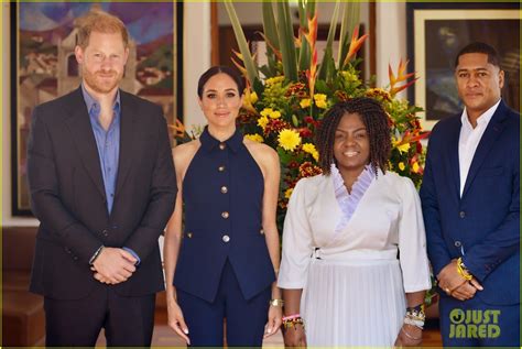 Meghan Markle And Prince Harry Kick Off Tour Of Colombia Photos