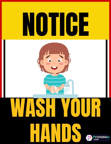 35 Wash Hands Sign Download Free Printable Pdfs