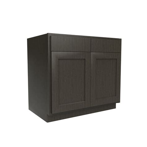 Rta Luxor Smoky Grey Double Door Base Cabinet Base Cabinets