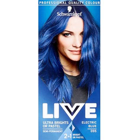 Live Colour Ub 095 Electric Blue Semi Perm Bandj Supplies